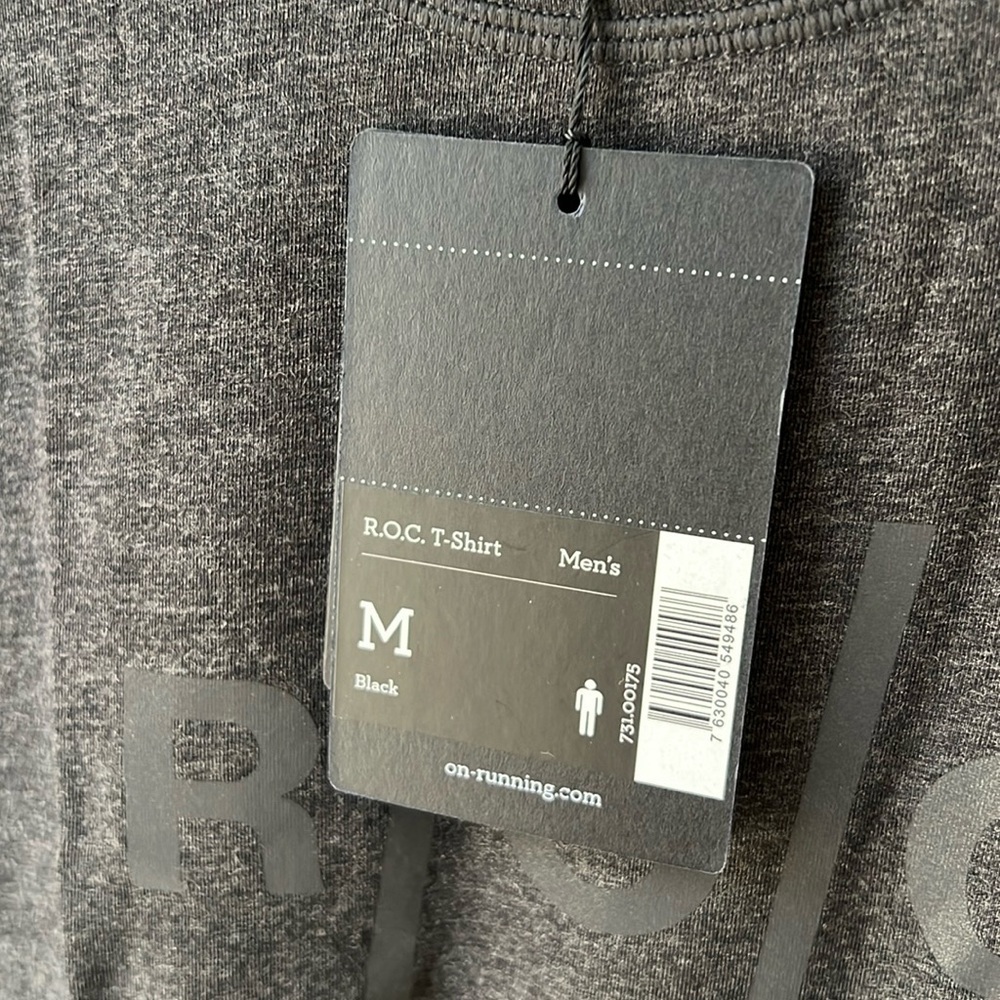 NWT OnCloud Men’s Comfort T Workout Shirt Size Medium New With Tags - Picture 5 of 9